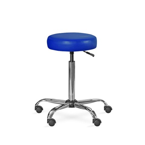 UBM LEKO GRANATOWY 08 Taboret lekarski, regulowany, z miękkim siedziskiem