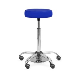 UBM MEDICA GRANATOWY 08 Siedzisko tapicerowane z nożną regulacją wysokości