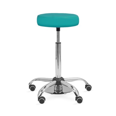 UBM MEDICA SELEDYNOWY 05 Siedzisko tapicerowane z nożną regulacją wysokości