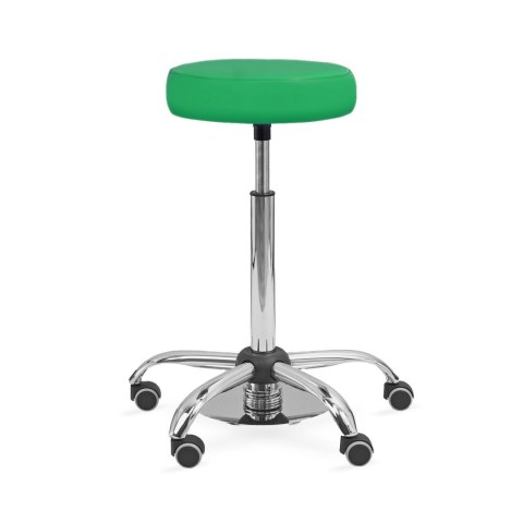UBM MEDICA ZIELONY 21 Siedzisko tapicerowane z nożną regulacją wysokości