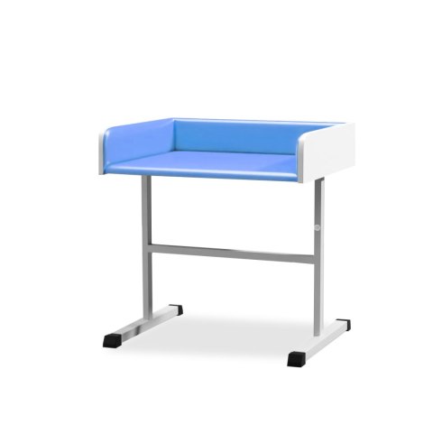 UBM SBN NIEBIESKI 07 Stolik pediatryczny do badania niemowląt, osłony boczne