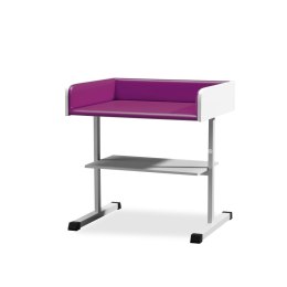 UBM SBN-P FUKSJOWY 19 Stół do badania niemowląt z dolną półką, plastikowe osłony