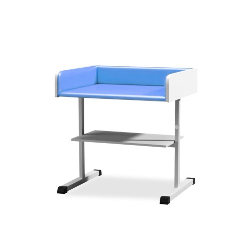 UBM SBN-P NIEBIESKI 07 Stół do badania niemowląt z półką, 960 × 750 × 990 mm