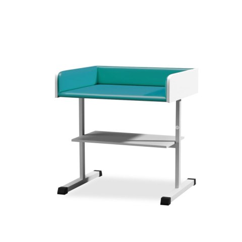 UBM SBN-P ZIELEŃ MEDYCZNA 06 Stół do badania niemowląt z półką dolną, osłony ABS