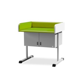 UBM SBN-S LIMONKOWY 20 Stół do badania niemowląt z szafką, z osłonami bocznymi