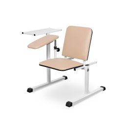 UBM ST-01 BEŻOWY 03 Fotel do pobierania krwi, z regulacją podłokietników i oparcia