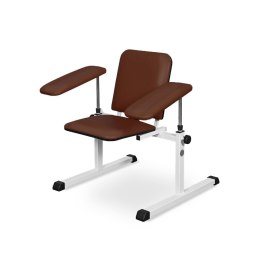 UBM ST-02 BRĄZOWY 09 Fotel do pobierania krwi i iniekcji, regulowany podłokietnik