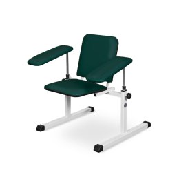 UBM ST-02 CIEMNOZIELONY 12 Fotel do pobierania krwi, regulowany podłokietnik