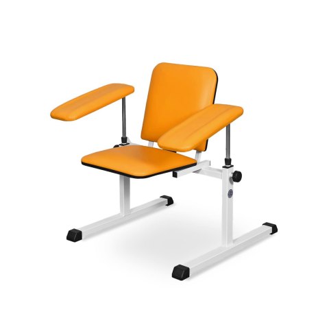 UBM ST-02 POMARAŃCZOWY 17 Fotel do pobierania krwi i iniekcji, regulowany