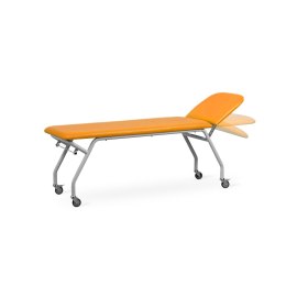 UBM STORE-M POMARAŃCZOWY 17 Stół rehabilitacyjny z zagłówkiem i kołami,