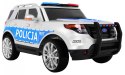 Auto SUV Policja na akumulator dla dzieci + Syreny + Światła + Megafon + Pilot