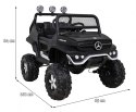 Mercedes Benz Unimog dla dzieci Czarny + Terenowy 4x4