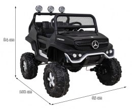 Mercedes Benz Unimog dla dzieci Czarny + Terenowy 4x4