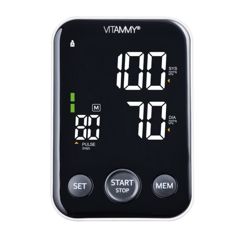 VITAMMY NEXT 6 + POWER C Ciśnieniomierz, funkcja głosowa, pomiar podczas pompowania