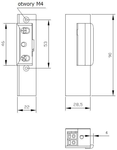ZACZEP ELEKTRA R3 Z PAM. Z BLOK. LEWY; 1342
