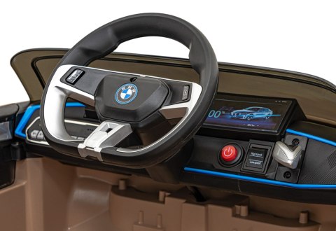 Autko BMW i4 na akumulator dla dzieci Złoty