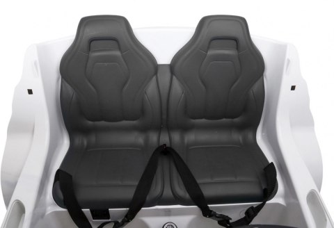 BMW X6M XXL dla 2 dzieci Biały SUV + Pilot + Ekoskóra