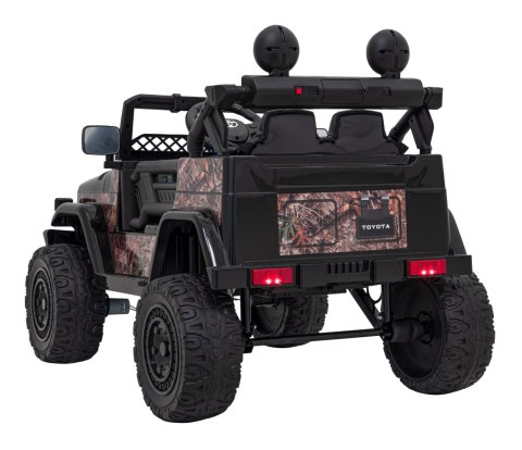 Toyota FJ Cruiser dla dzieci Czarna terenówka + Pilot