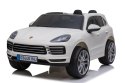 Porsche Cayenne S na akumulator dla dzieci Lakier Biały SUV + Pilot