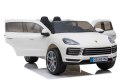 Porsche Cayenne S na akumulator dla dzieci Lakier Biały SUV + Pilot