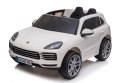 Porsche Cayenne S na akumulator dla dzieci Lakier Biały SUV + Pilot