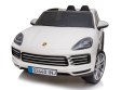 Porsche Cayenne S na akumulator dla dzieci Lakier Biały SUV + Pilot