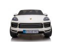 Porsche Cayenne S na akumulator dla dzieci Lakier Biały SUV + Pilot