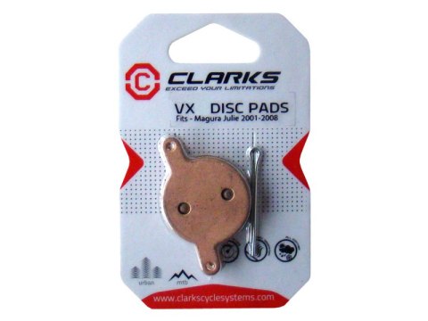 Okładziny hamulcowe CLARKS VX808 Żywiczne, Dla MAGURA (Julie 2001-2008) (NEW)