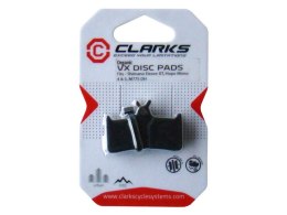 Okładziny hamulcowe CLARKS VX801 Żywiczne, Dla SHIMANO/HOPE/SRAM (Shimano Deore XT, XT M755, XT M756, XT M775, Deore/Hope Mono 4