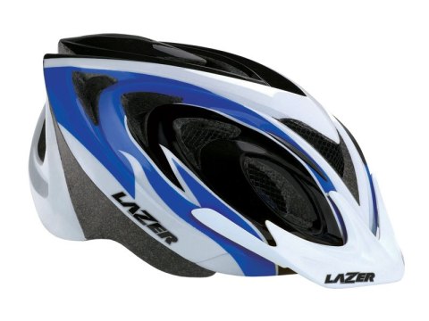 Kask mtb LAZER 2X3M L blue white black 57-61 cm (WYPRZEDAŻ -60%)
