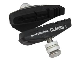 Klocki hamulcowe V-brake CLARKS CPS250 ELITE INTEGRATED ROAD PADS, Dla Shimano/Sram/Tektro, 55mm, Warunki Suche i Mokre, Szosa, 