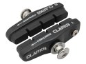 Klocki hamulcowe V-brake CLARKS CPS459 ELITE ROAD PADS, Dla Shimano/Campagnolo, 55mm, Warunki Suche, Szosa, Czarne (NEW)