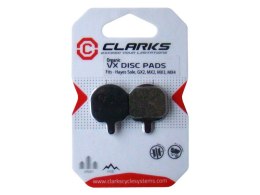 Okładziny hamulcowe CLARKS VX828 Żywiczne, Dla HAYES (Sole, GX 2, MX1, MX2, MX3, MX4) (NEW)