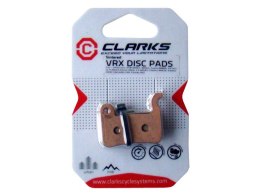 Okładziny hamulcowe CLARKS VRX824 Metaliczne, Dla SHIMANO/CLARKS/ELEGLIDE (Shimano XTR, M965-M966, Saint M800 XT, 765SLX, M665, 