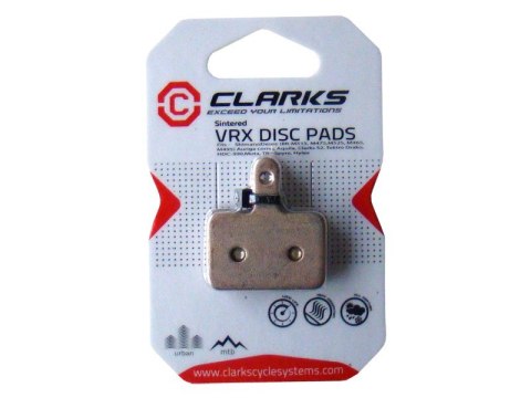 Okładziny hamulcowe CLARKS VRX811 Metaliczne, Dla SHIMANO/TEKTRO & TRP (Shimano Deore M515, M475, M525, M465, M495, Tektro Draco