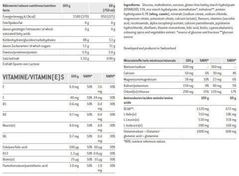 Napój SPONSER LONG ENERGY 5% PROTEIN mix owoców 1200g (NEW).