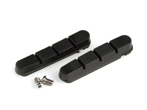 Wkładki klocków hamulcowych V-brake CLARKS CP200 ROAD, 54mm, Warunki Suche, Szosa, Czarne (NEW)