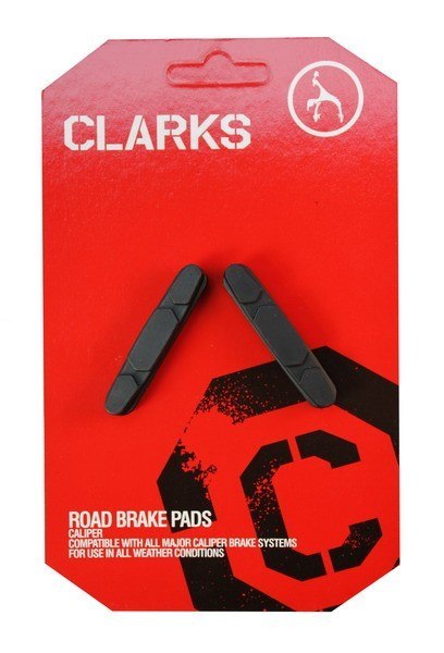 Wkładki klocków hamulcowych V-brake CLARKS CP230 ROAD, 52mm, Warunki Suche, Szosa, Czarne (NEW)