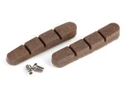 Wkładki klocków hamulcowych V-brake CLARKS CPS200CARB ROAD, Dla Shimano/Sram/Tektro/Campagnolo, 52mm, Szosa, Do obręczy karbonow