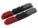 Wkładki klocków hamulcowych V-brake CLARKS CPS501 INSERTS MTB/HYBRID ELITE, 72mm, Warunki Suche i Mokre, V-brake, Mtb, Czerwono-
