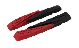 Wkładki klocków hamulcowych V-brake CLARKS CPS959R INSERTS MTB/HYBRID ELITE, 72mm, Warunki Suche i Mokre, V-brake, Mtb, Czerwono