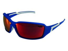 Okulary LAZER XENON Matte Blue (Smoke-Black Red REVO) (WYPRZEDAŻ -60%)