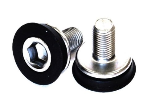 Śruby imbusowe do korby CLARK'S 2 szt. srebrne (NEW)