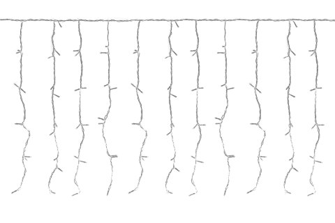 Kurtyna świetlna 10m (660 Led) kolor zimny biały, IP 44