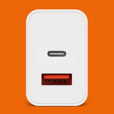 Ładowarka sieciowa Kruger&Matz GaN dual USB z funkcją Power Delivery i Quick Charge