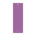 Mata gimnastyczna do ćwiczeń joga, pilates, fitness, 183x61cm, grubość 6mm, materiał TPE, fioletowa, REBEL ACTIVE