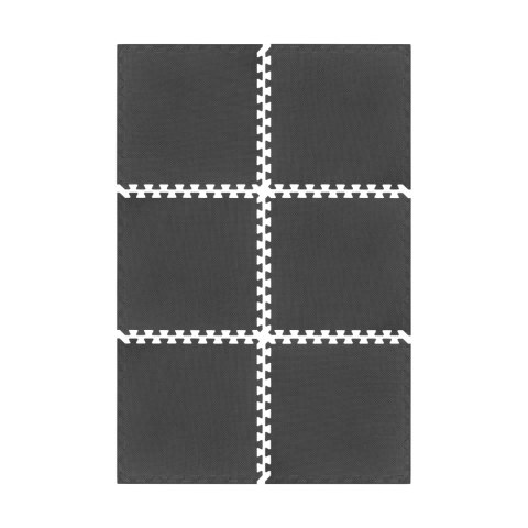 Mata pod sprzęt i do ćwiczeń na siłownię 180x120cm, materiał EVA, puzzle 6 szt, REBEL ACTIVE