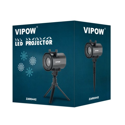 Projektor LED z wymiennymi slajdami (4 wzory)