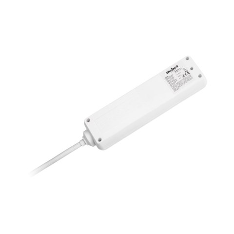 Przedłużacz 4 gniazda 1,5m typu niemieckiego bez przełącznika (3x1,0mm) Rebel biały