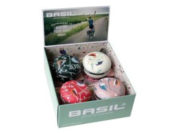 Dzwonek rowerowy BASIL WANDERLUST BIG BELL 80mm, mix kolorów pudełko 4szt. (WYPRZEDAŻ -50%)